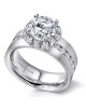 Gabriel & Co. Contemporary Collection Diamond Halo Engagement Ring